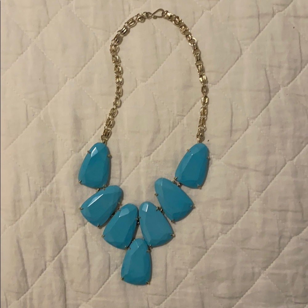 Kendra Scott Statement Necklace in Turquoise